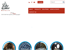 Tablet Screenshot of metalix.net